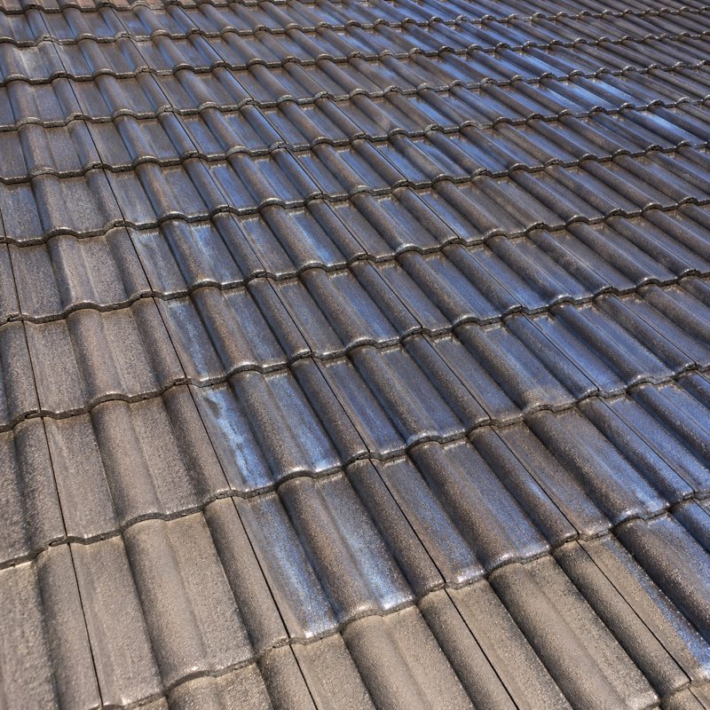Sealed roof tiles